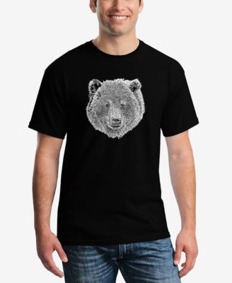 Cute Bear Face Black Shirt