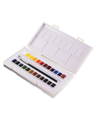 Sennelier La Petite Aquarelle Watercolor Set, 24-Color Half Pan - Macy's