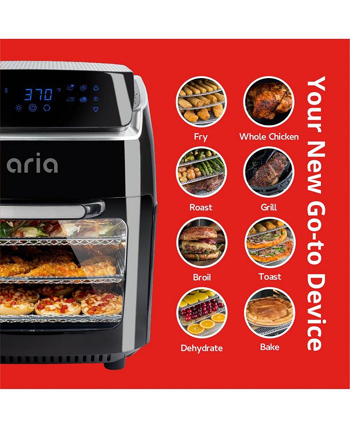 Aria Modernhome 10 Quart Air Fryer Oven Macy's