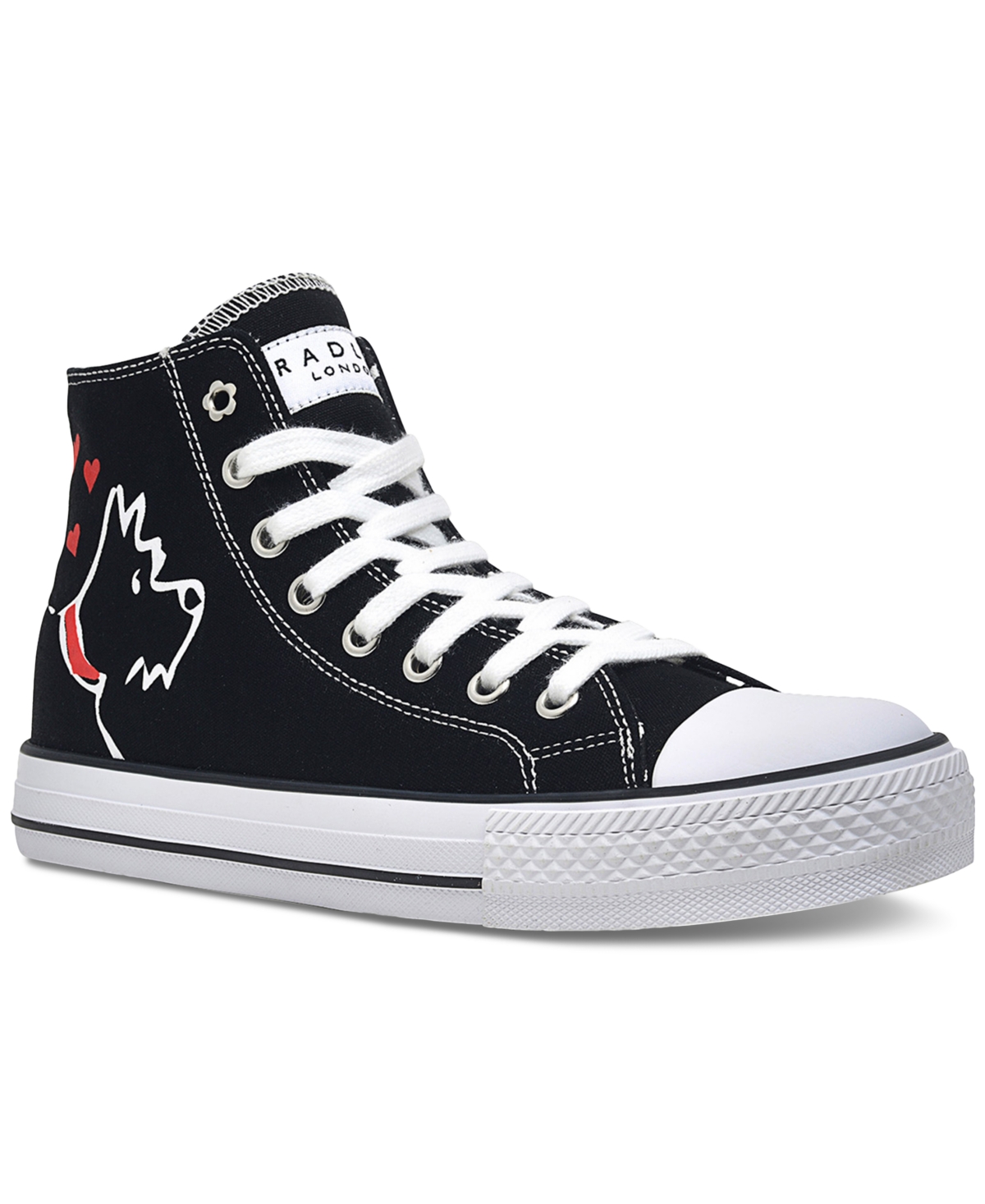 Radley London Women's Canvas Hightop Sneakers In Black ModeSens
