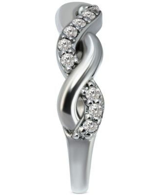 Cubic Zirconia Infinity Toe Ring, Created for Macy's