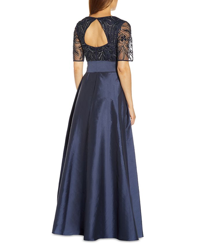 Adrianna Papell Embellished-Bodice Ball Gown - Macy's