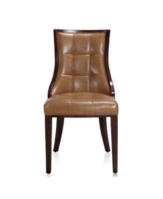 Fifth Avenue 2-Piece Leatherette Upholstered Dining Chair Set