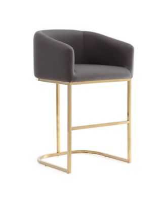 Louvre 3-Piece Leatherette Upholstered Counter Stool Set