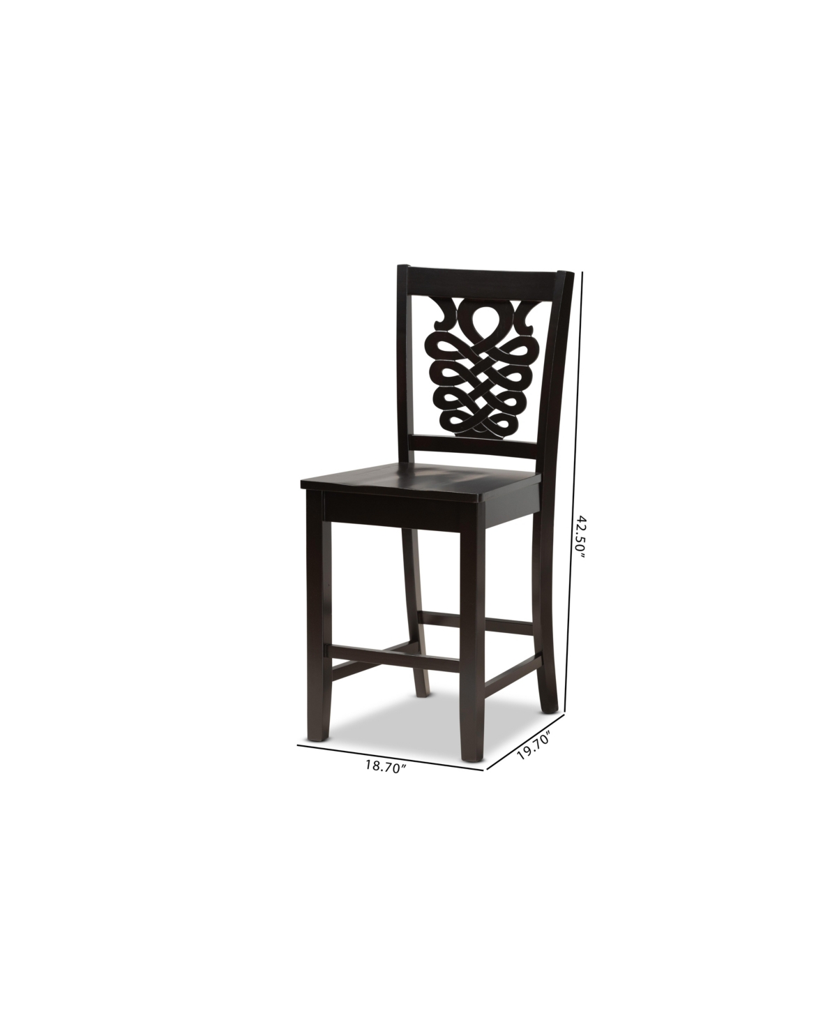 Closeout! Gervais Modern and Contemporary Transitional Wood Counter Stool Set, 2 Piece