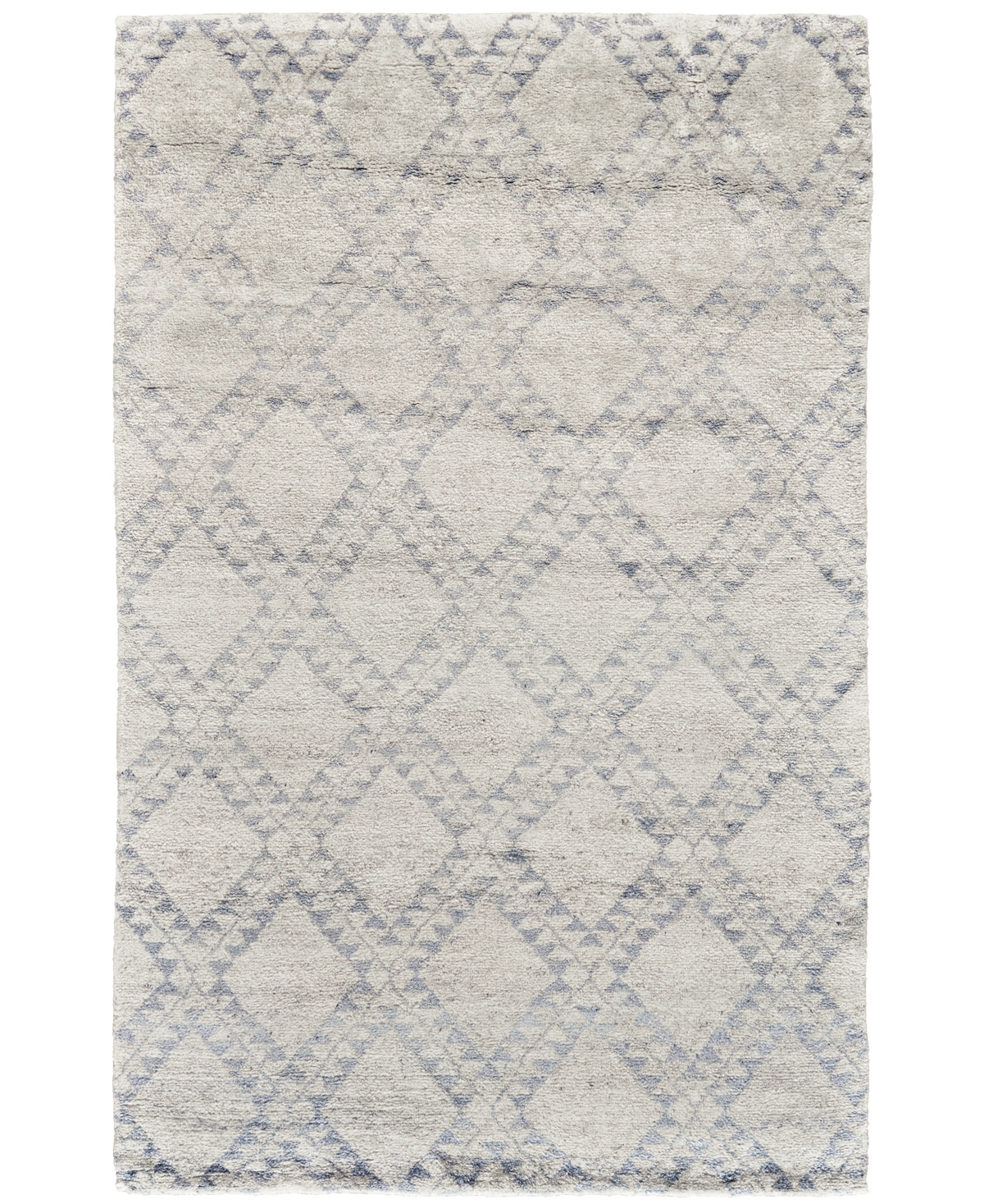 Simply Woven Abytha R6458 5'6" X 8'6" Area Rug In Ivory,blue
