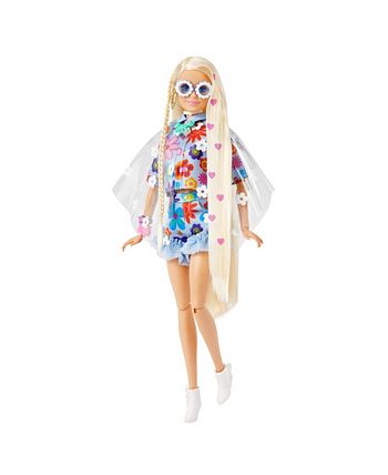 Barbie Extra Fashion Doll with Blonde Hair-with Accessories & Pet - Macy's
