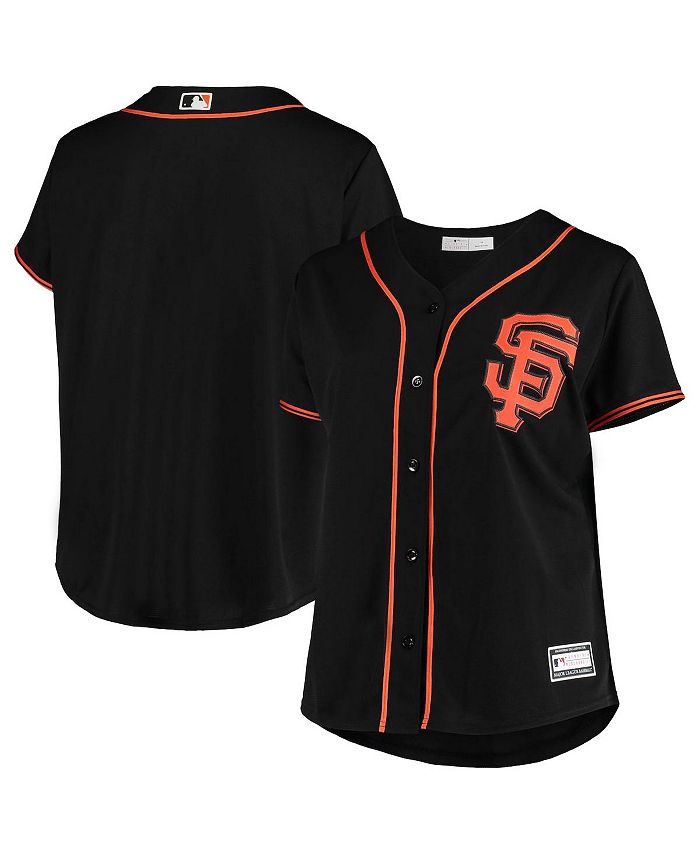 Profile Women s Black San Francisco Giants Plus Size Sanitized