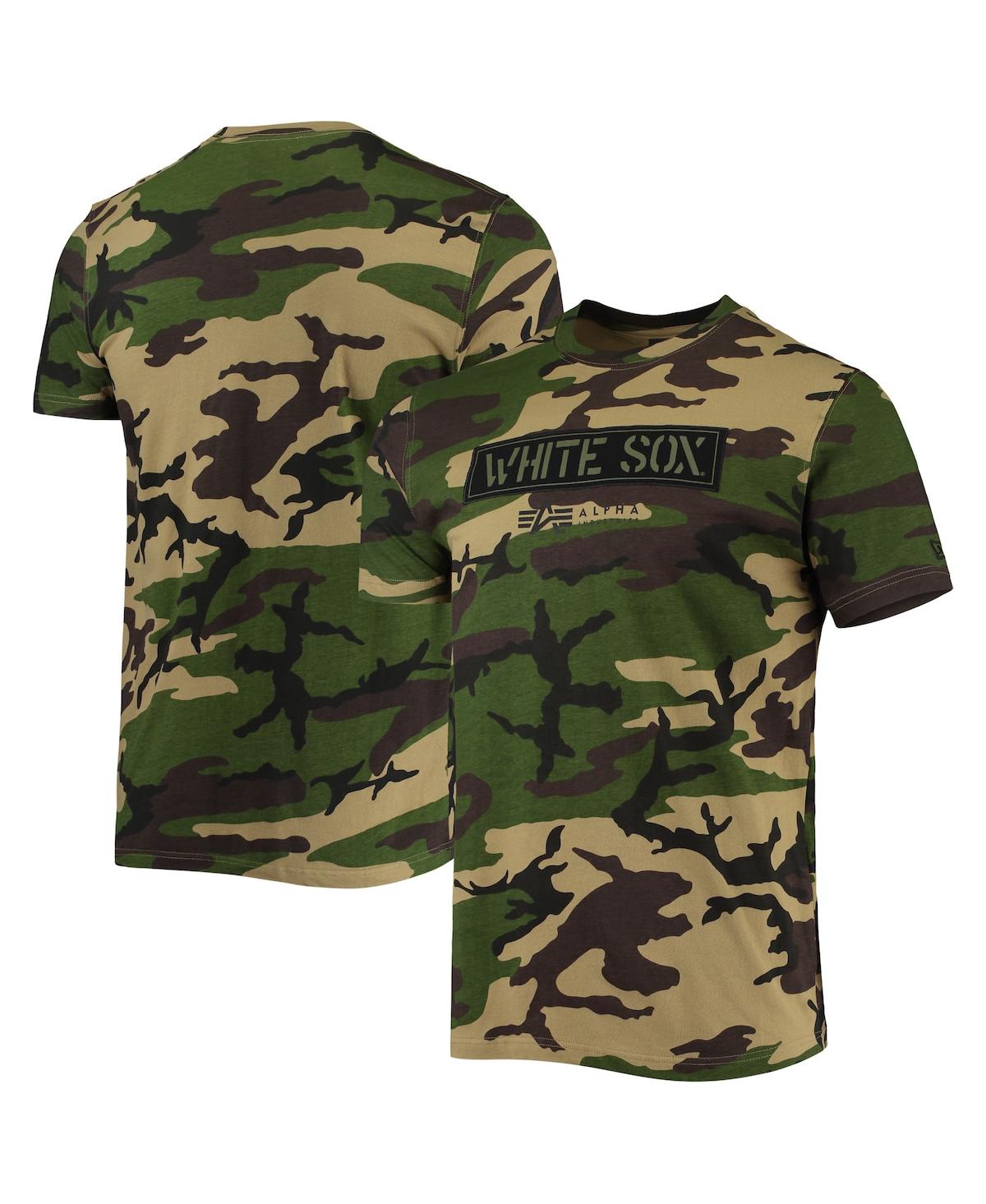 NEW ERA MEN'S NEW ERA CAMO CHICAGO WHITE SOX CLUB T-SHIRT 