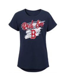 Boston Red Sox Girls Youth America's Team Raglan Pullover Hoodie -  Heathered Gray