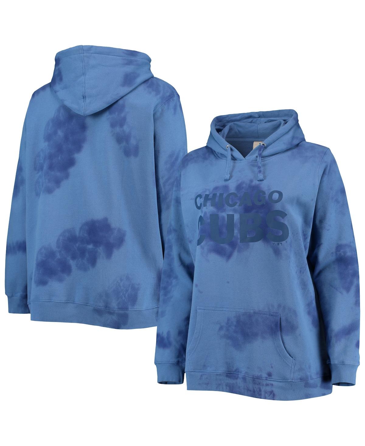 PROFILE WOMEN'S ROYAL CHICAGO CUBS PLUS SIZE CLOUD PULLOVER HOODIE
