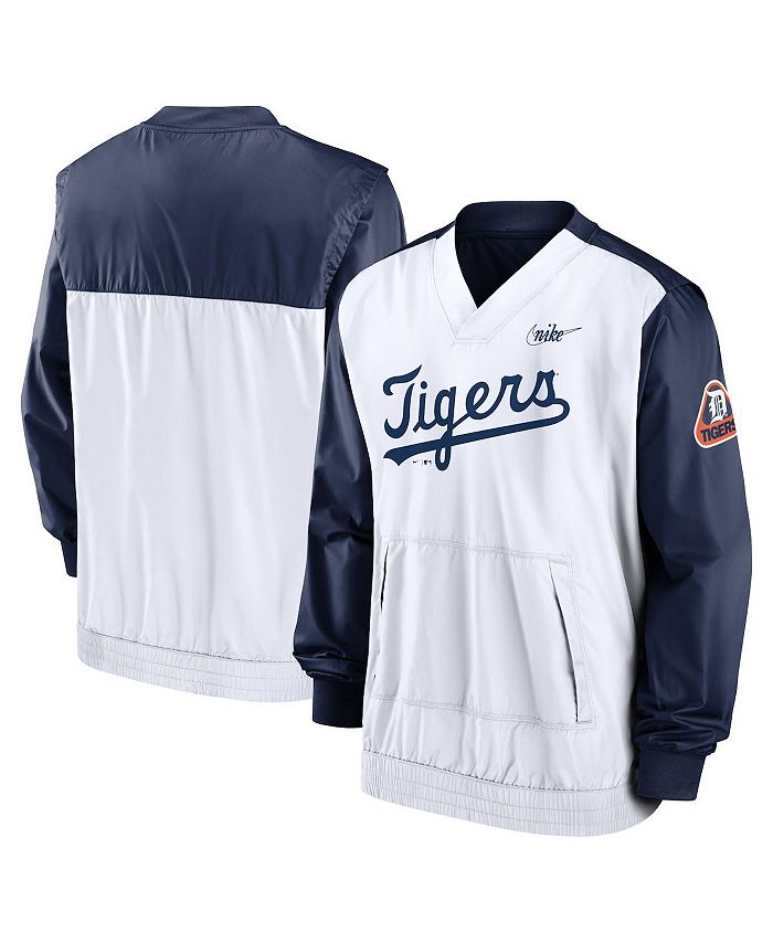 Nike Men's Navy, White Detroit Tigers Cooperstown Collection V-Neck  Pullover - Macy's