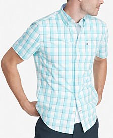 Men's Big & Tall Cody Check Classic Fit Short Sleeve Shirt 