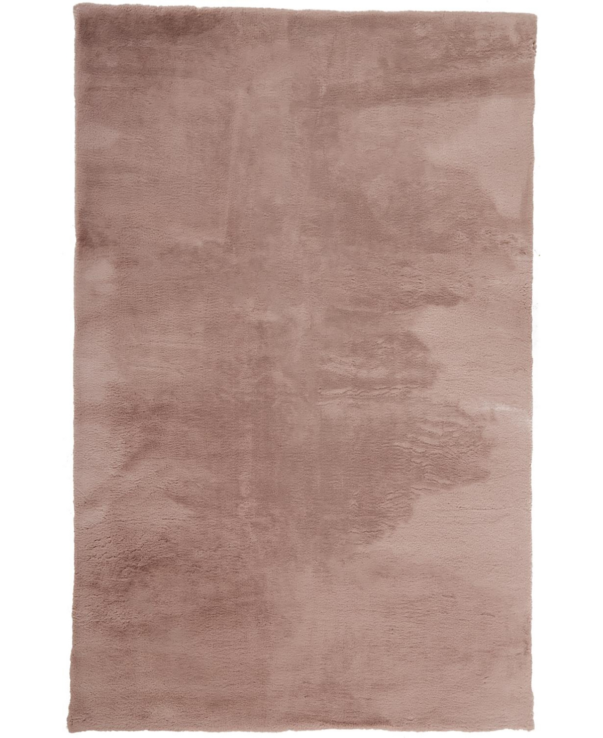 Simply Woven Luxe Velour R4506 3' X 5' Rectangle Area Rug In Pink