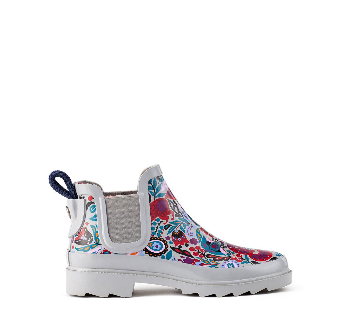 Женские ботинки Sakroots Rhyme Ankle Boot, цвет: Малиновый тёмно-зелёный — фото 2