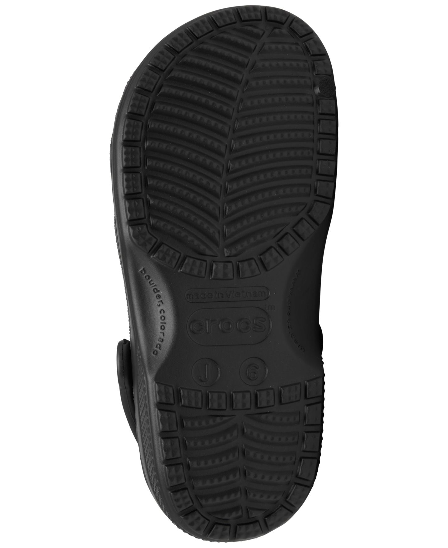 Детские сандалии Crocs Classic Clog, цвет: Чёрный — фото 6