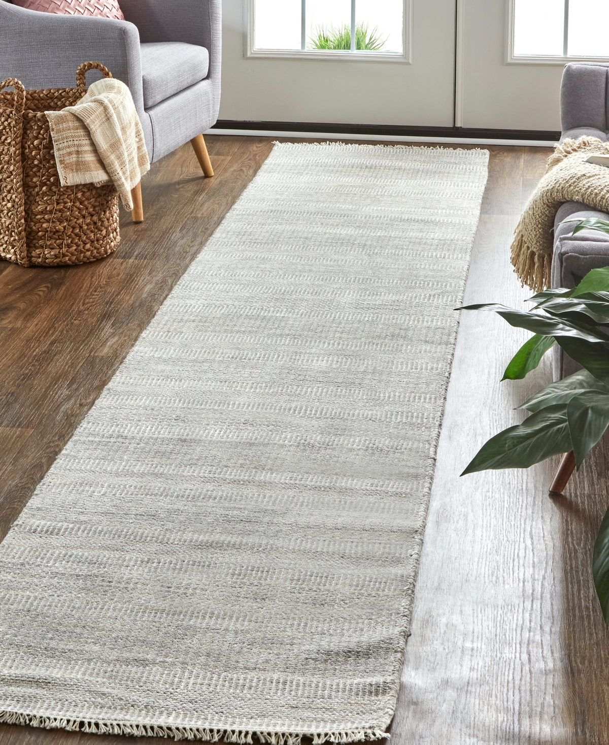 Feizy Janson R6061 2'6" x 12' Runner Area Rug