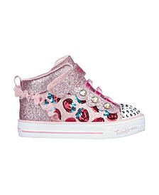 Toddler Girls Twinkle Toes Shuffle Lite - Fruity Shines Stay-Put Closure Light-Up Casual Sneakers from Finish Line