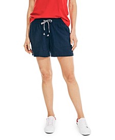 Women's 4.5" Linen Pull-On Shorts