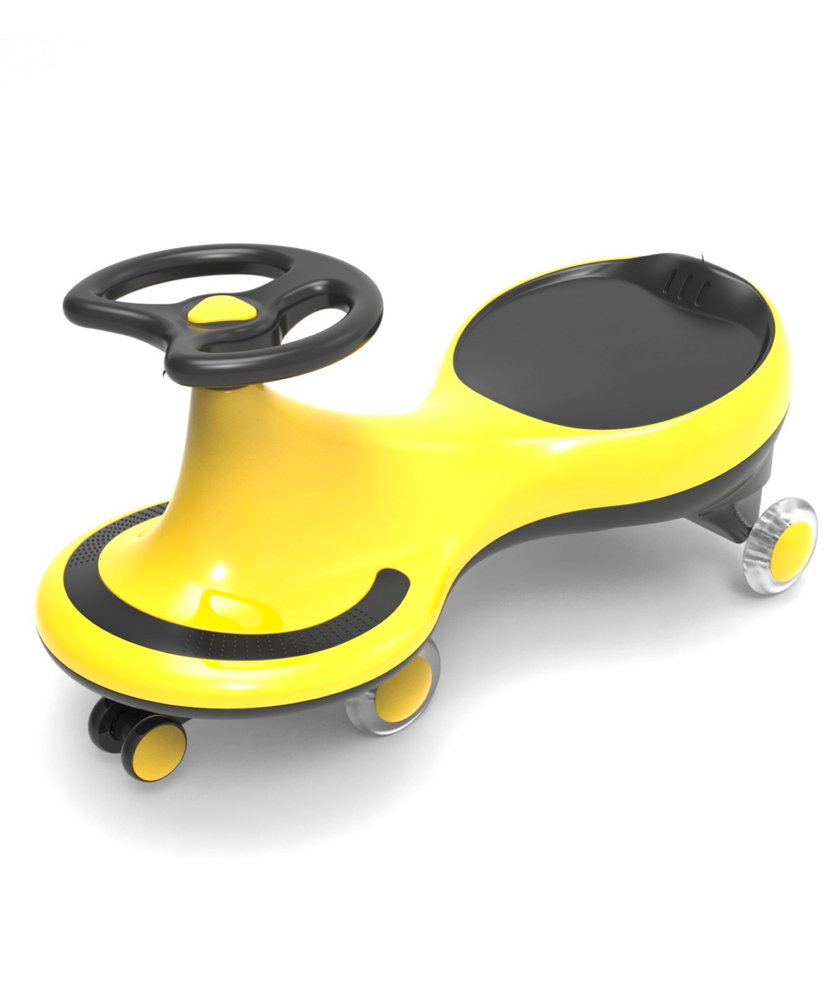 Freddo Toys Flashing Wheels Swing Car In Yellow