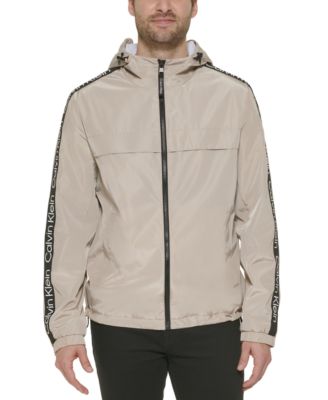 calvin klein hooded windbreaker