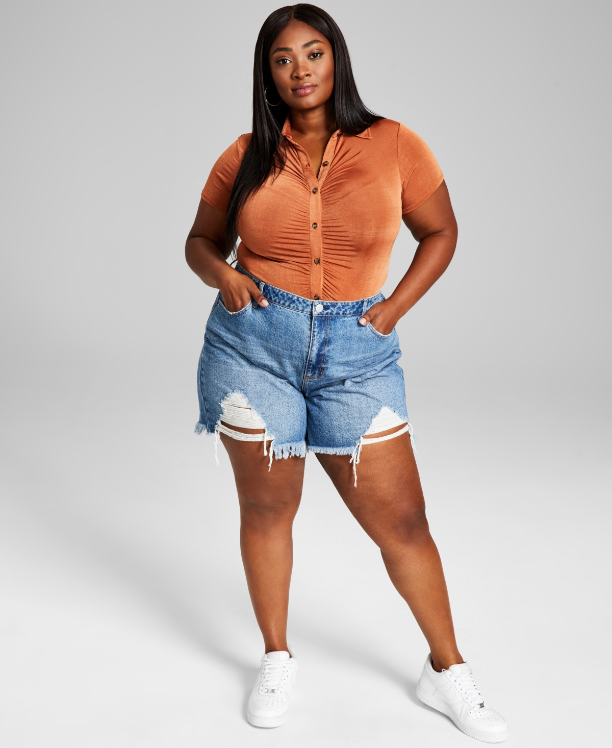 Short boyfriend plus size clearance
