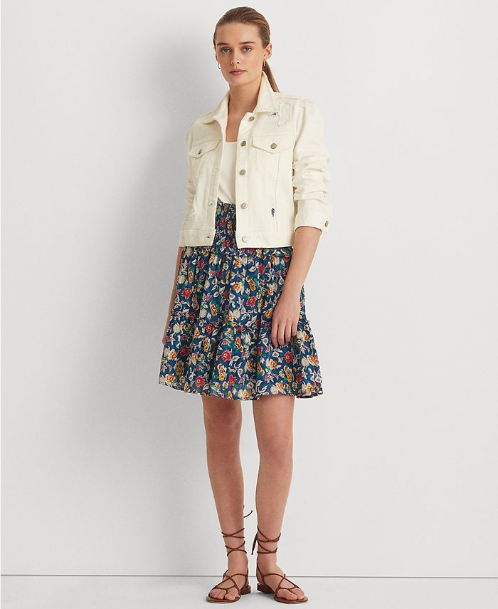 Cotton store voile skirt