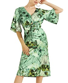 Women's Ariel Tropical-Print Dress 