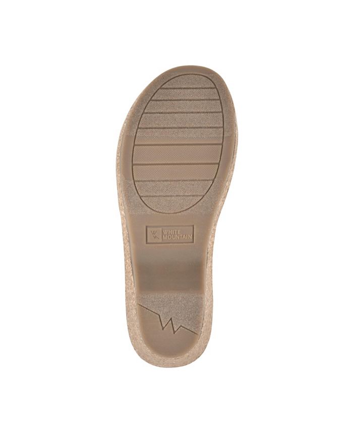 White Mountain Women's Copious Platform Wedge Sandals & Reviews Sandals Shoes Macy's