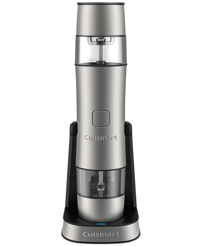Cuisinart CSS-2424 Gravity Salt and Pepper Spice Mill with Blue LED Light,  2/3 Cup Capacity