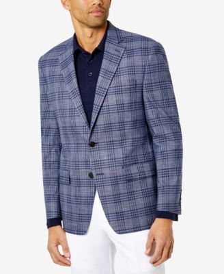 ralph lauren men's plaid blazer