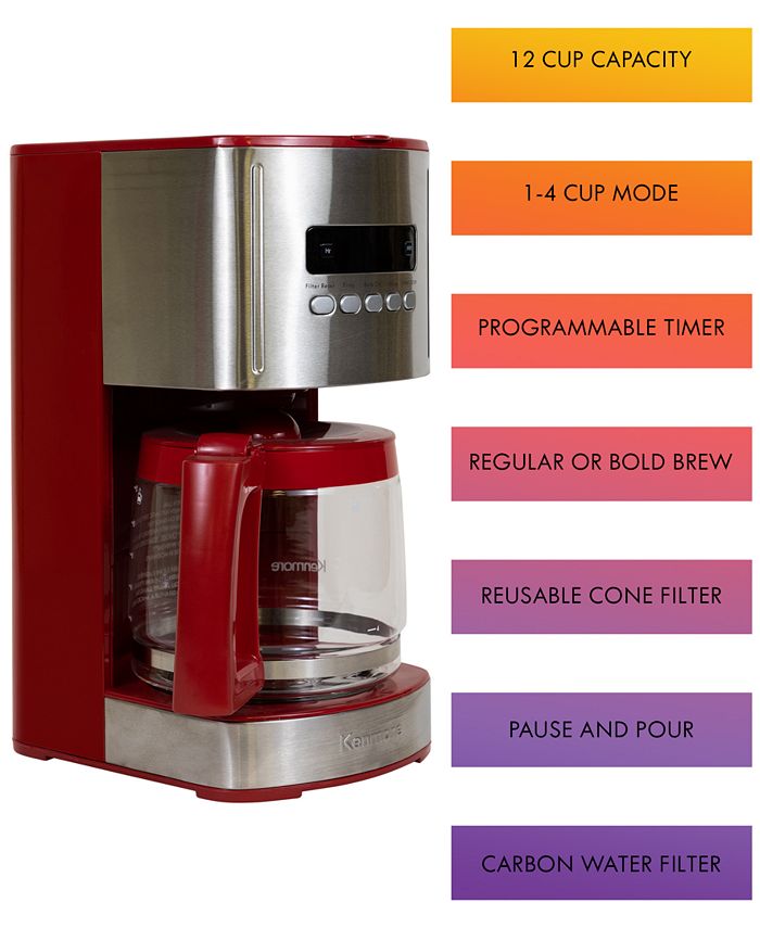 Kenmore Aroma Control 12Cup Programmable Coffee Maker Macy