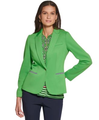 tommy hilfiger green blazer