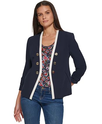 Tommy hilfiger double breasted hot sale blazer