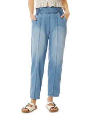UNIONBAY - Women's Arielle Smocked-Waist Seamed Pants