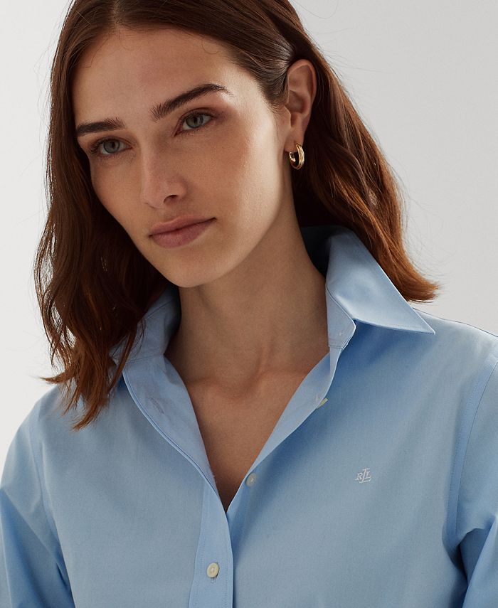 Lauren Ralph Lauren Non-Iron Straight-Fit Shirt & Reviews - Tops 