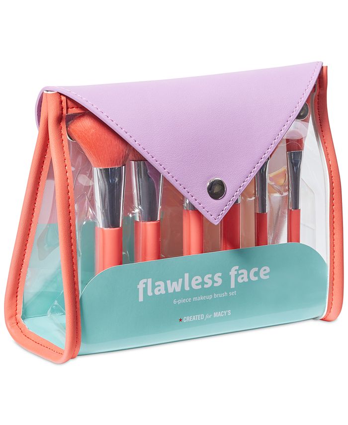 Created For Macy's 6Pc. Flawless Face Makeup Brush Set, Created for