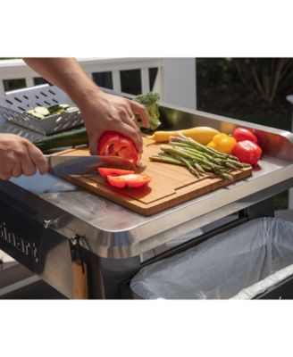 Outdoor Stainless Steel Grill Prep Table