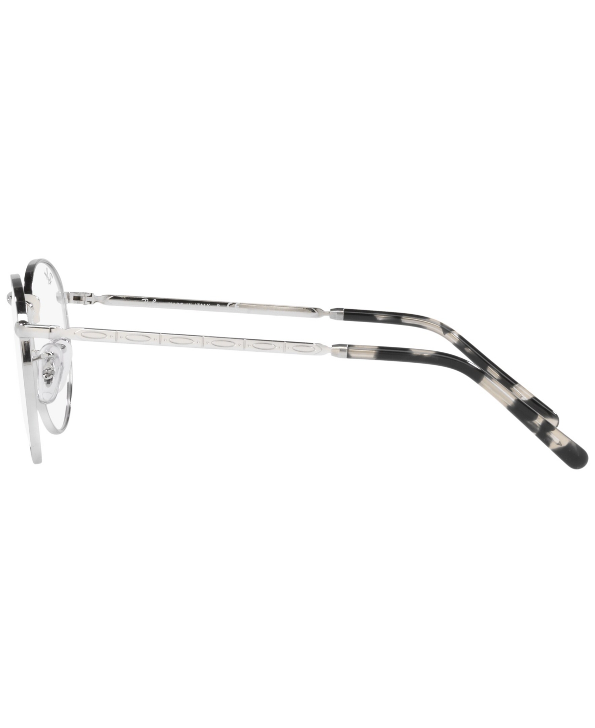 Ray Ban Rb3637v New Round Unisex Phantos Eyeglasses In Silver Tone