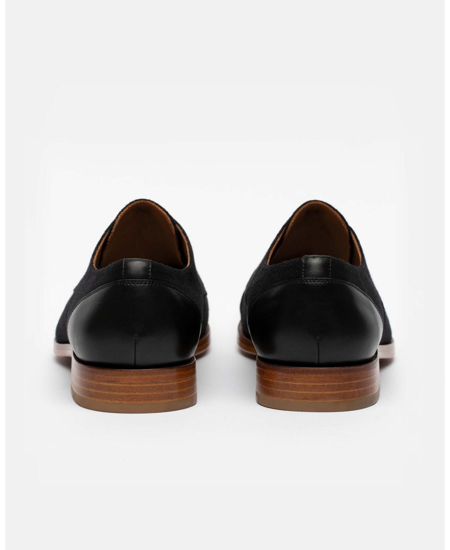 Men's Jack Handcrafted Leather, Velvet and Wool Dress Shoes