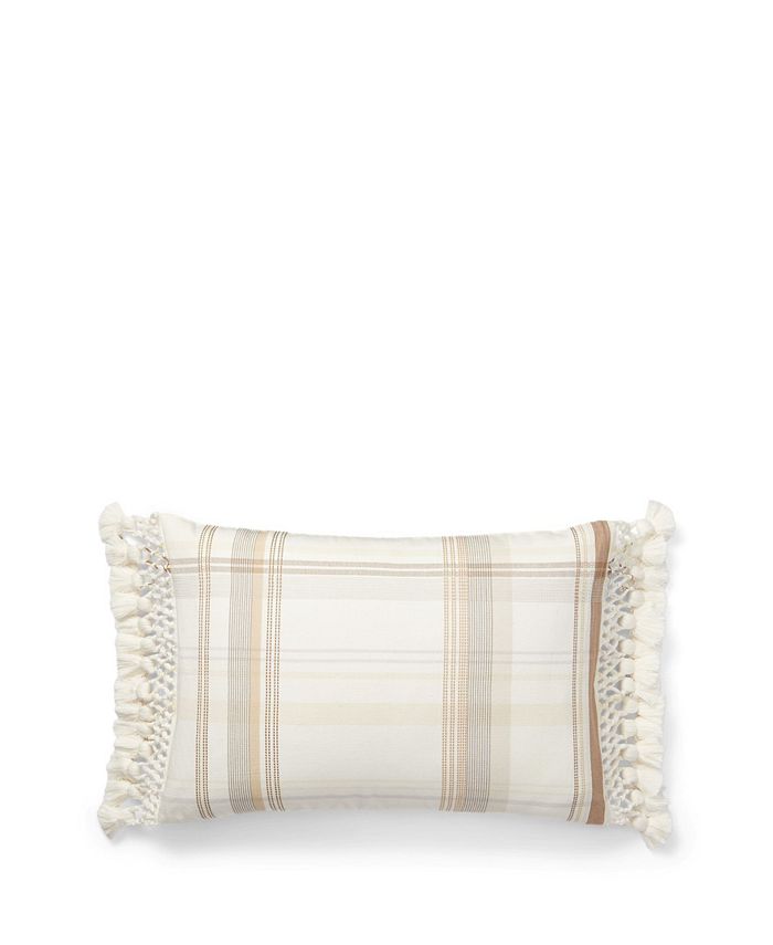 Lauren Ralph Lauren Naomi YarnDye Decorative Pillow, 16" x 24" Macy's