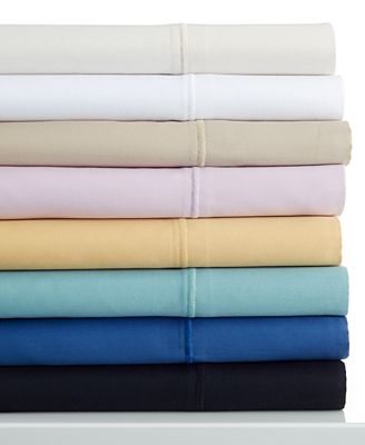CLOSEOUT! Charter Club Simple Care Cotton Sateen 300 Thread Count Twin XL Sheet Set, Created for ...