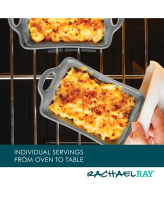 Ceramics Rectangular Au Gratin Baking Dish, Set of 2