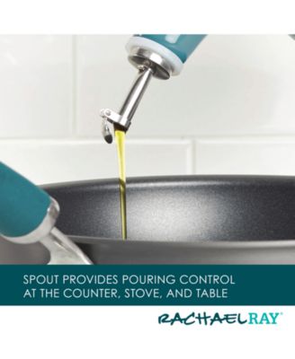 Ceramics EVOO 4-Pc. Dispensing Bottle & Ramekin Dipper Set