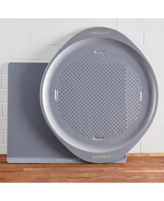 SmartBrown Nonstick Baking Sheet & Pizza Crisper Pan, Set of 2