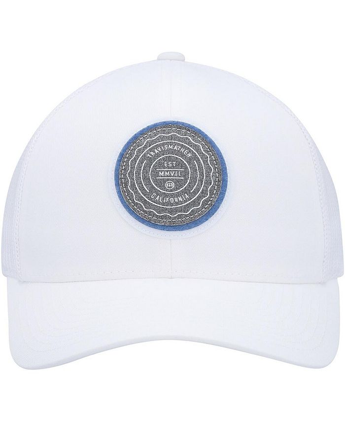 Travis Mathew Men's White The Patch Trucker Snapback Hat - Macy's