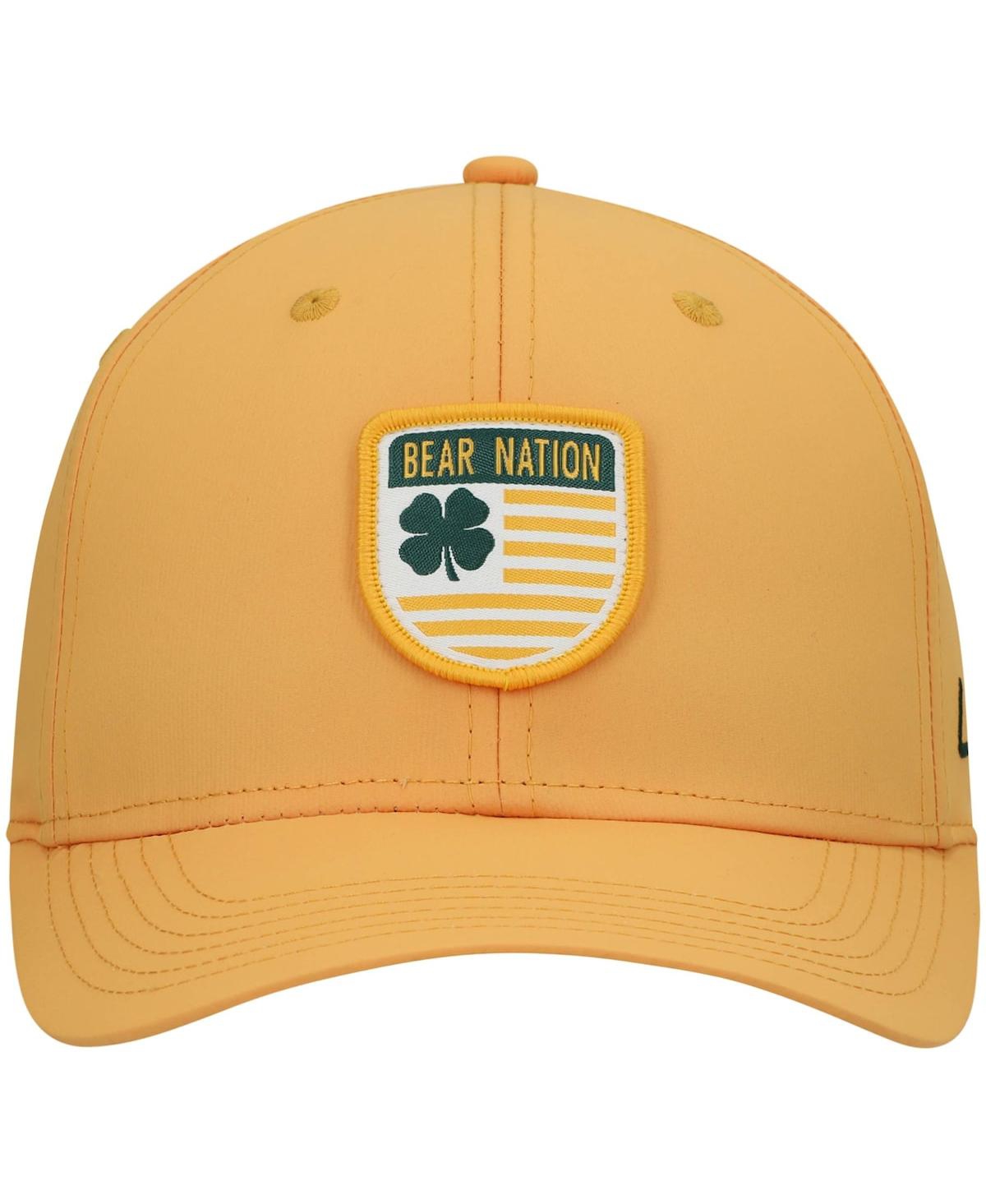 Shop Black Clover Men's Gold Baylor Bears Nation Shield Snapback Hat