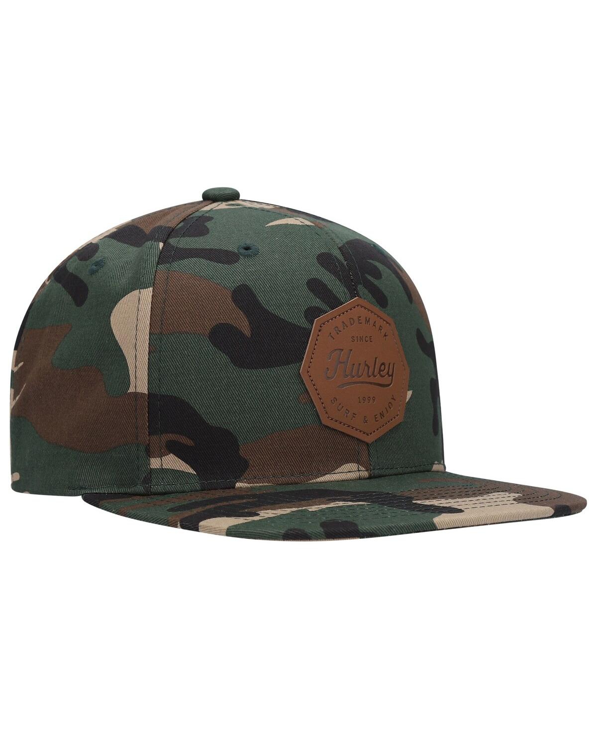 Shop Hurley Men's  Camo Tahoe Snapback Hat