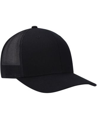 Hurley Men's Black Logo Corp Staple Trucker Snapback Hat