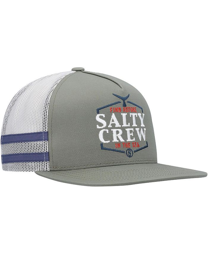 Salty Crew Men's Olive Skipjack Trucker Snapback Hat - Macy's
